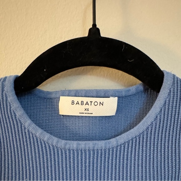 Aritzia Babaton Sculpt Knit Tank in Blue size XS - Picture 3 of 5